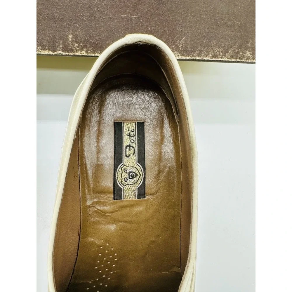 FOTI Handmade Italy Loafers Mens 7D Luxury Exotic Leather Slip On Rare
